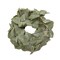 Matte Mint Candle Ring with Neutral Green Mint Leaves for Candle Displays and Mini Wreath Decor